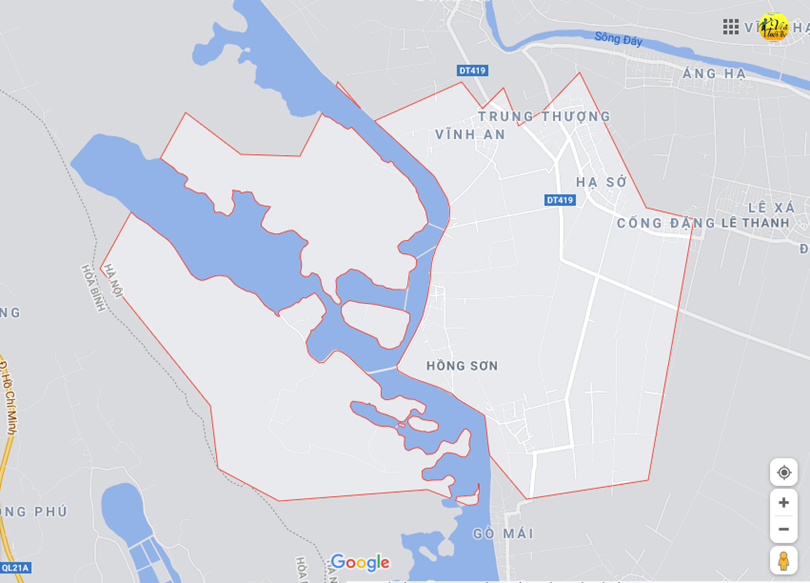 Hình ảnh vị trí địa lý tại Hồng sơn, Mỹ đức, Hà nội 