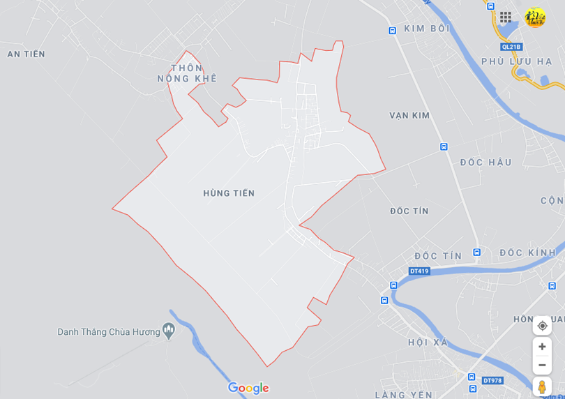 Hình ảnh vị trí địa lý tại Hùng tiến, Mỹ đức, Hà nội