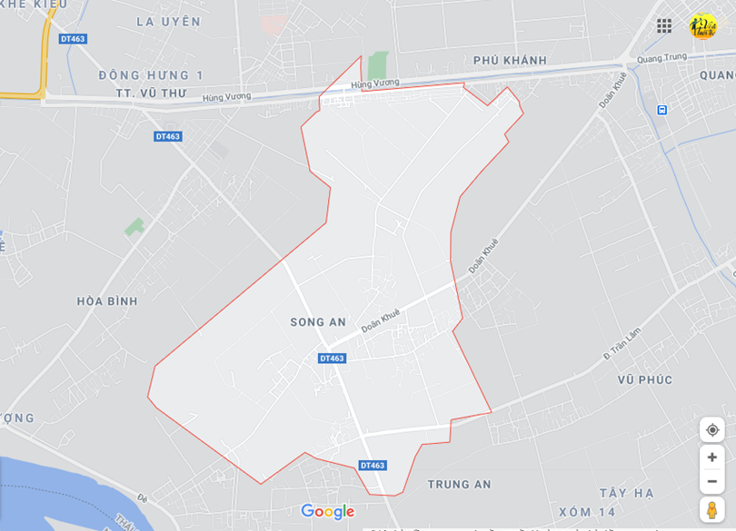 Hình ảnh vị trí địa lý tại Song an, Vũ thư, Thái bình