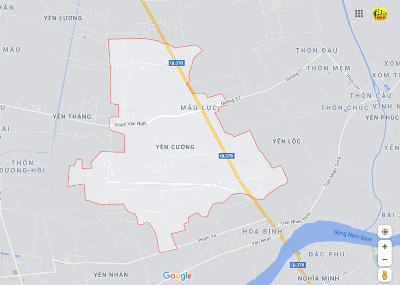 Hình ảnh vị trí địa lý tại Yên cường, Ý yên, Nam định