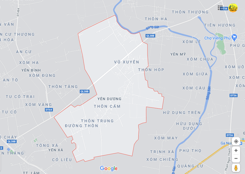 Hình ảnh vị trí địa lý tại Yên dương, Ý yên, Nam định