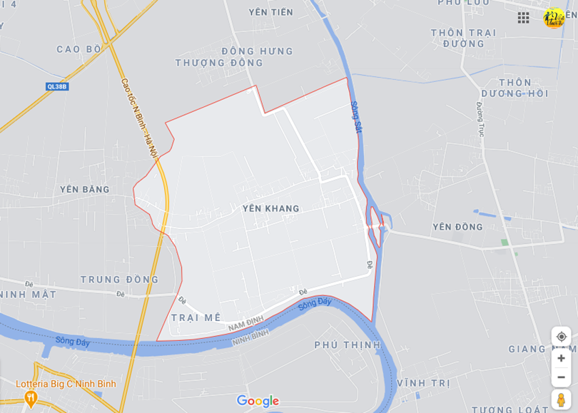 Hình ảnh vị trí địa lý tại Yên khang, Ý yên, Nam định