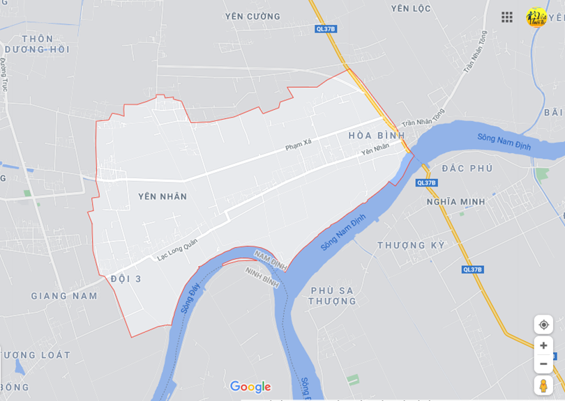 Hình ảnh vị trí địa lý tại Yên nhân, Ý yên, Nam định