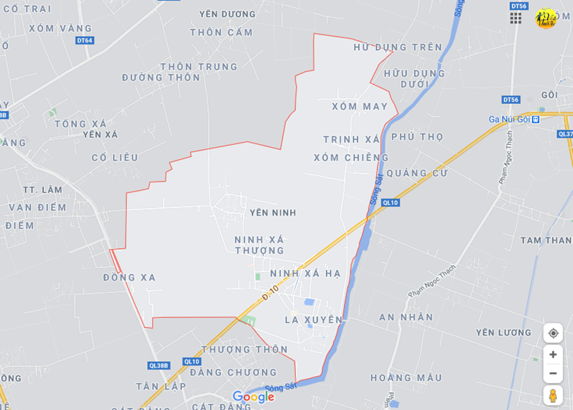 Hình ảnh vị trí địa lý tại Yên ninh, Ý yên, Nam định 