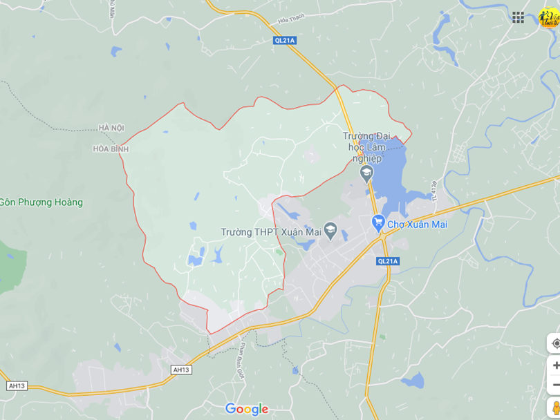 Hình ảnh vị trí địa lý tại Hòa sơn, Lương sơn, Hòa bình