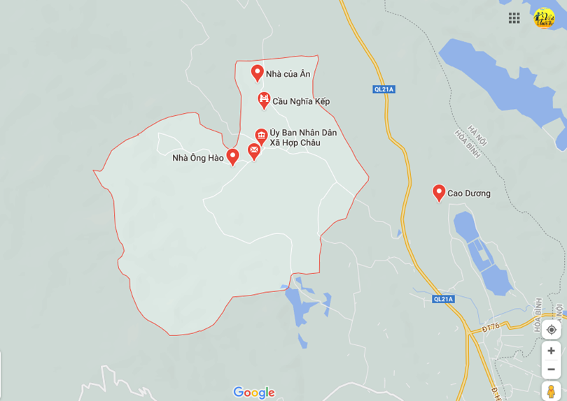 Hình ảnh vị trí địa lý tại Hợp châu, Lương sơn, Hòa bình