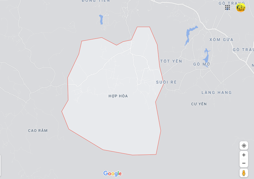 Hình ảnh vị trí địa lý tại Hợp hòa, Lương sơn, Hòa bình 