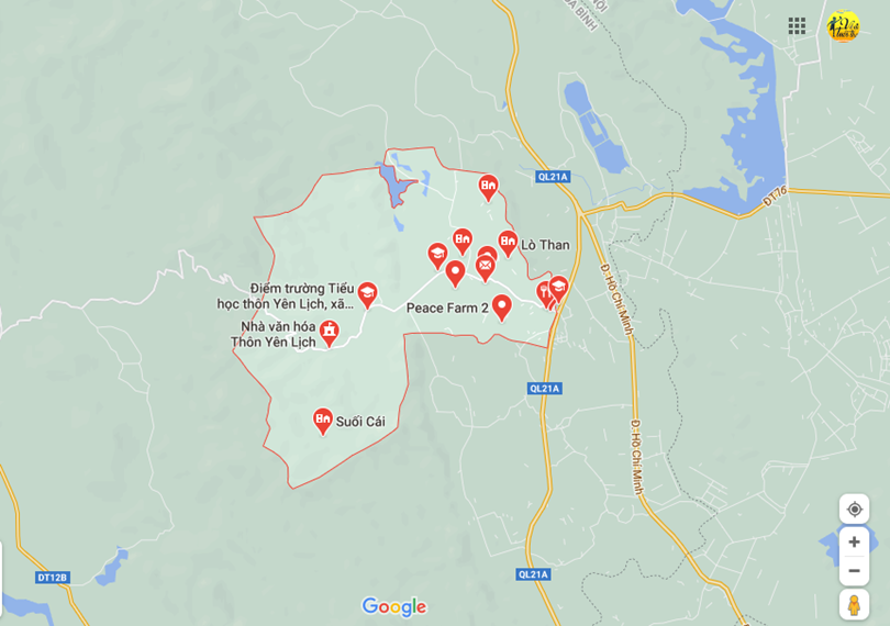 Hình ảnh vị trí địa lý tại Long sơn, Lương sơn, Hòa bình 