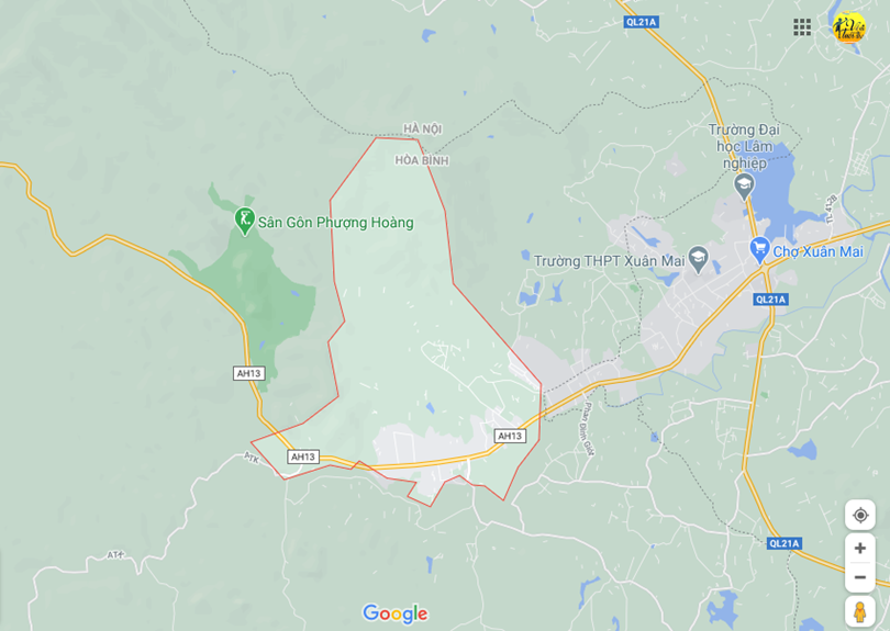 Hình ảnh vị trí địa lý tại thị trấn Lương sơn, Lương sơn, Hòa bình 