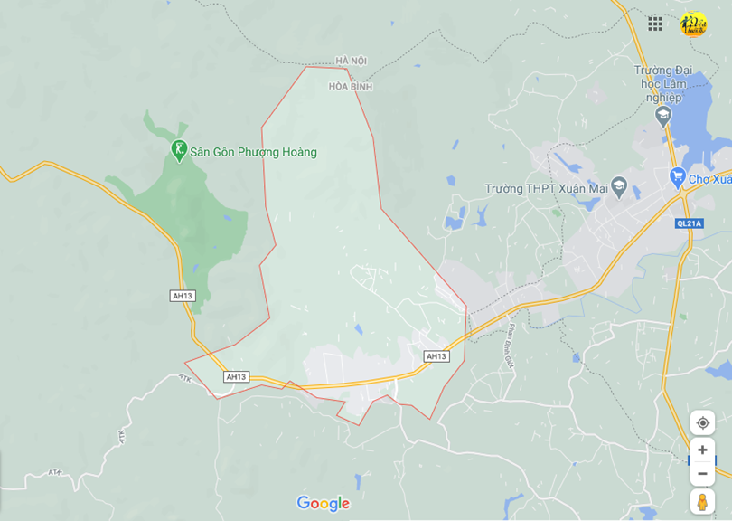 Hình ảnh vị trí địa lý tại Tân thành, Lương sơn, Hòa bình