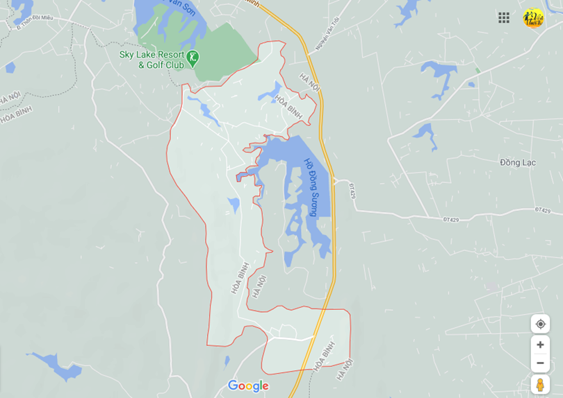 Hình ảnh vị trí địa lý tại Thành lập, Lương sơn, Hòa bình