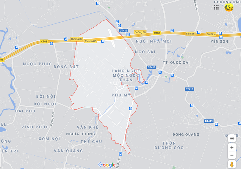 Hình ảnh vị trí địa lý tại Ngọc mỹ, Quốc oai, Hà nội 