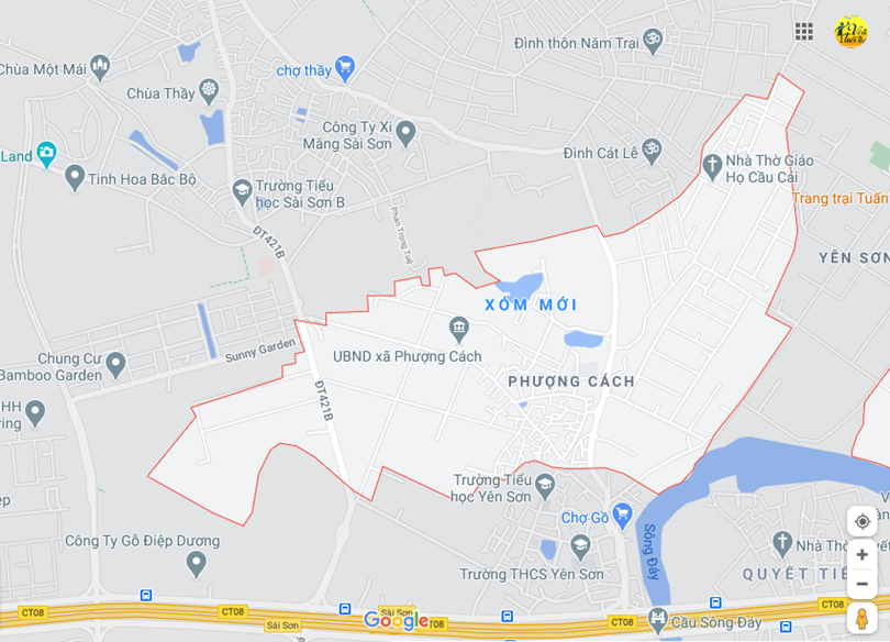 Hình ảnh vị trí địa lý tại Phượng cách, Quốc oai, Hà nội 