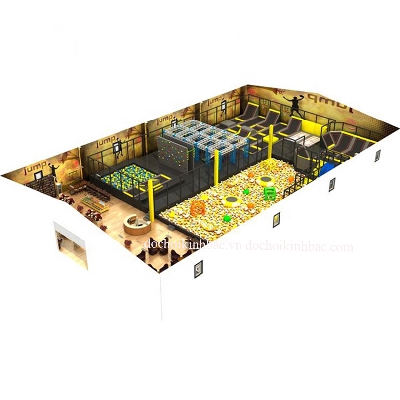 Thiết kế khu vui chơi mang đậm yếu tố phiêu lưu, mạo hiểm