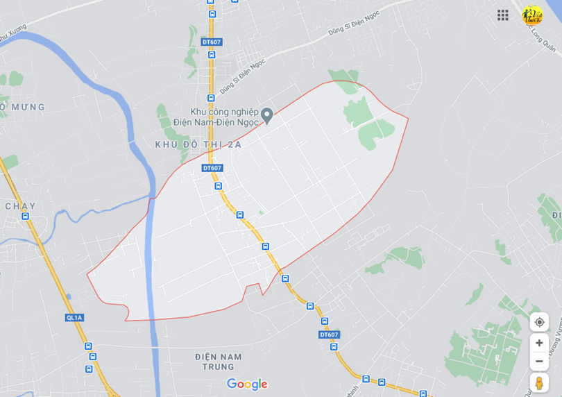 Hình ảnh vị trí địa lý tại Điện nam bắc, Điện bàn, Quảng nam