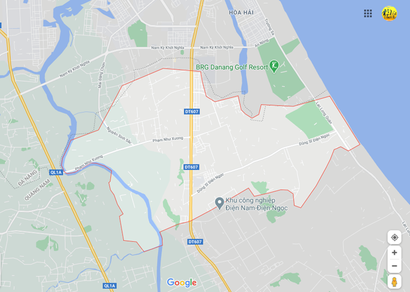 Hình ảnh vị trí địa lý tại Điện ngọc, Điện bàn, Quảng nam