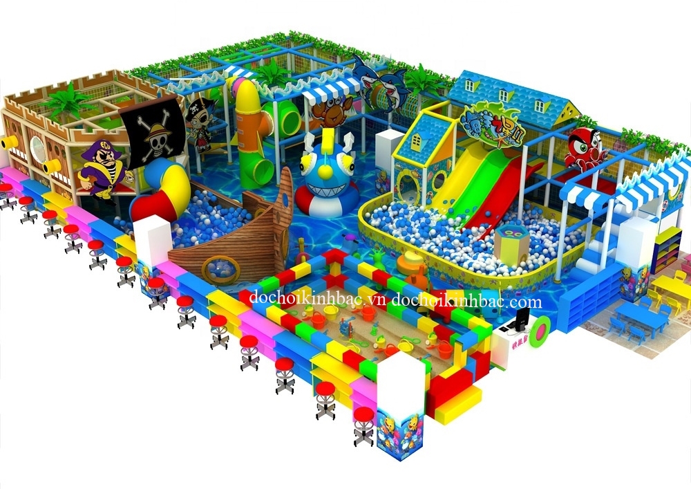 Lợi ích từ việc phát triển toàn diện cho trẻ từ khu vui chơi liên hoàn