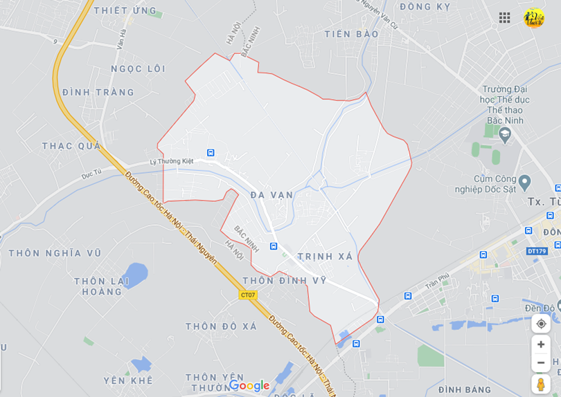 Hình ảnh vị trí địa lý tại Châu khê, thị xã Từ sơn, Bắc ninh 