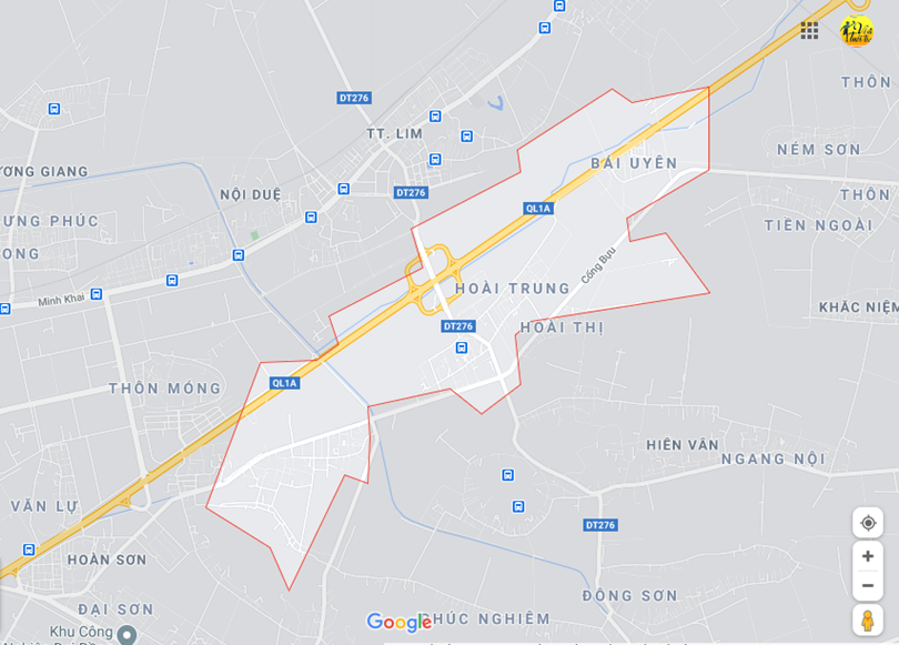 Hình ảnh vị trí địa lý tại Liên bão, Tiên du, Bắc ninh