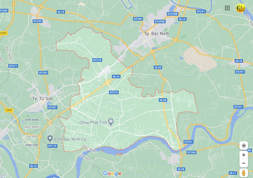 Hình ảnh vị trí địa lý tại Tiên du, Tiên du, Bắc ninh