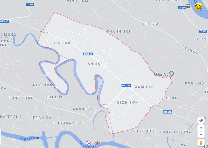 Hình ảnh vị trí địa lý tại Hiệp hòa, Kinh môn, Hải dương