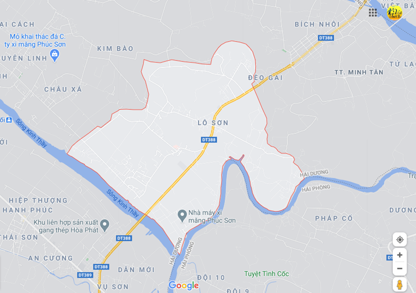 Hình ảnh vị trí địa lý tại Phú thứ, Kinh môn, Hải dương