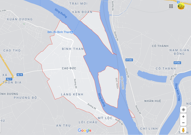 Hình ảnh vị trí địa lý tại Cao đức, Gia bình, Bắc ninh 