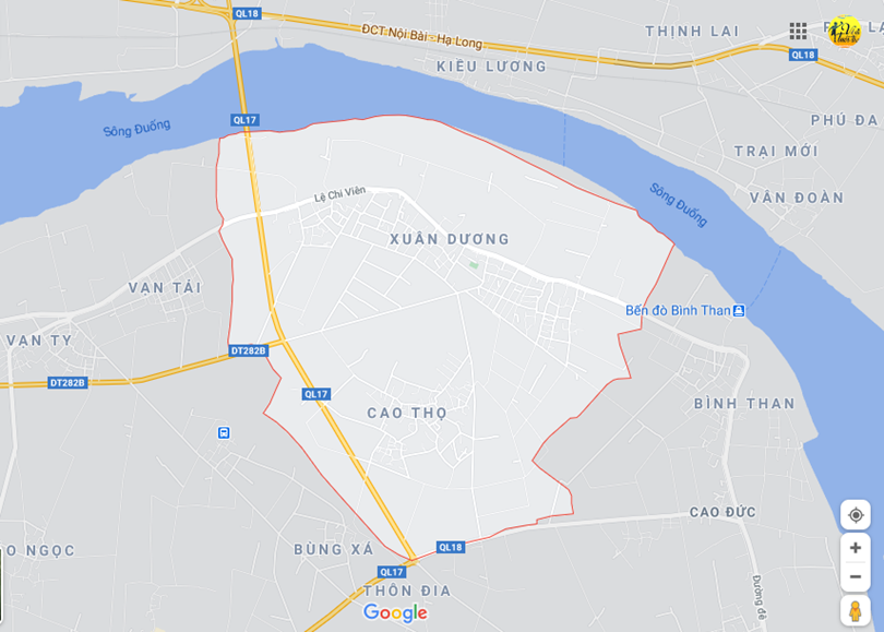 Hình ảnh vị trí địa lý tại Vạn ninh, Gia bình, Bắc ninh