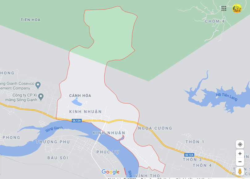 Hình ảnh vị trí địa lý tại Cảnh hóa, Quảng trạch, Quảng bình