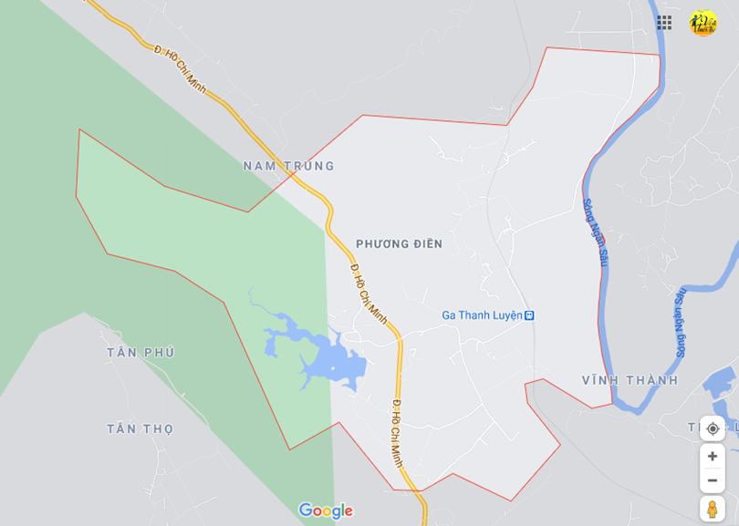 Ảnh vị trí địa lý tại Phương điền, Hương khê, Hà tĩnh