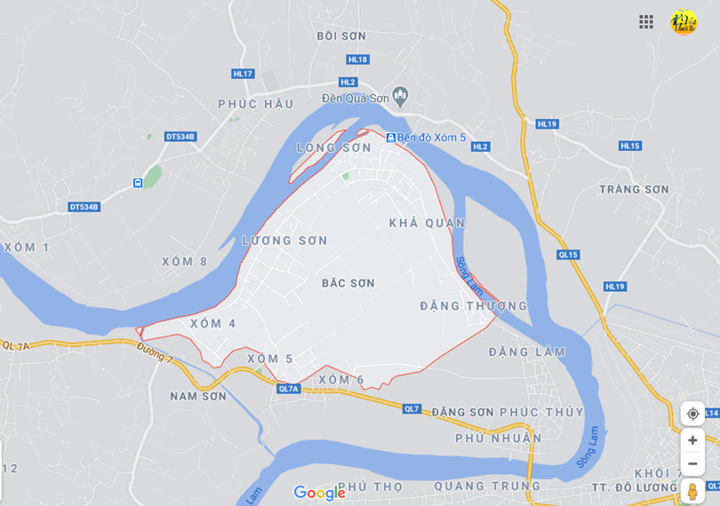  Vị trí địa lý tại Bắc sơn, Đô lương, Nghệ an