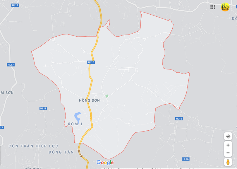  Vị trí địa lý tại Hồng sơn, Đô lương, Nghệ an