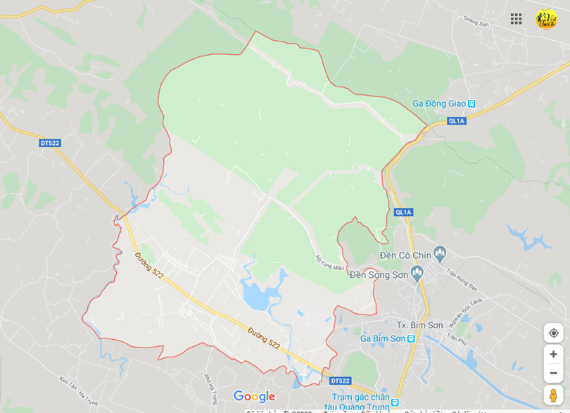 Hình ảnh vị trí địa lý tại Hà long, Hà trung, Thanh hóa