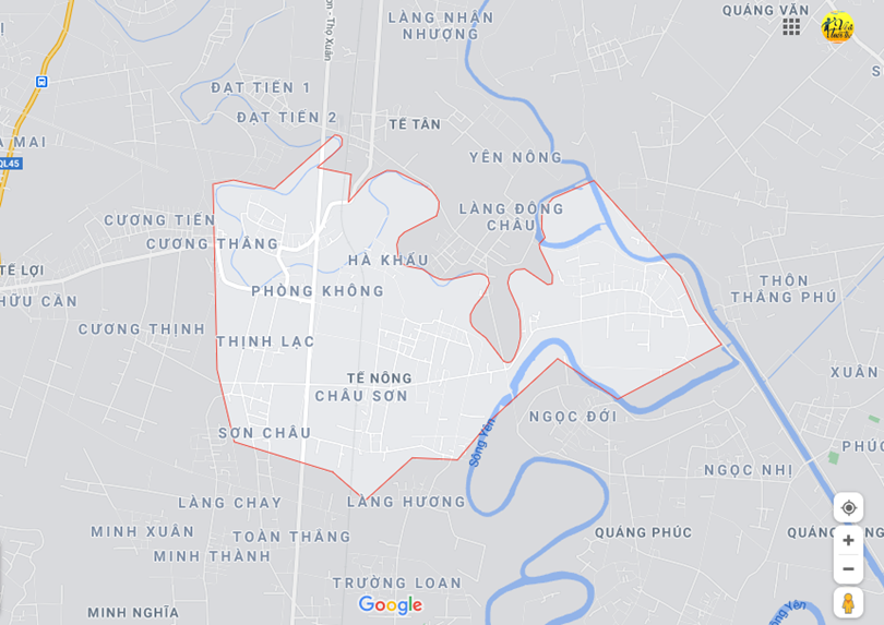  Vị trí địa lý tại Tế nông, Nông cống, Thanh hóa