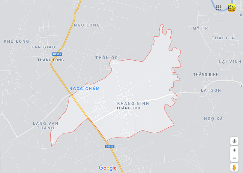  Vị trí địa lý tại Thăng thọ, Nông cống, Thanh hóa