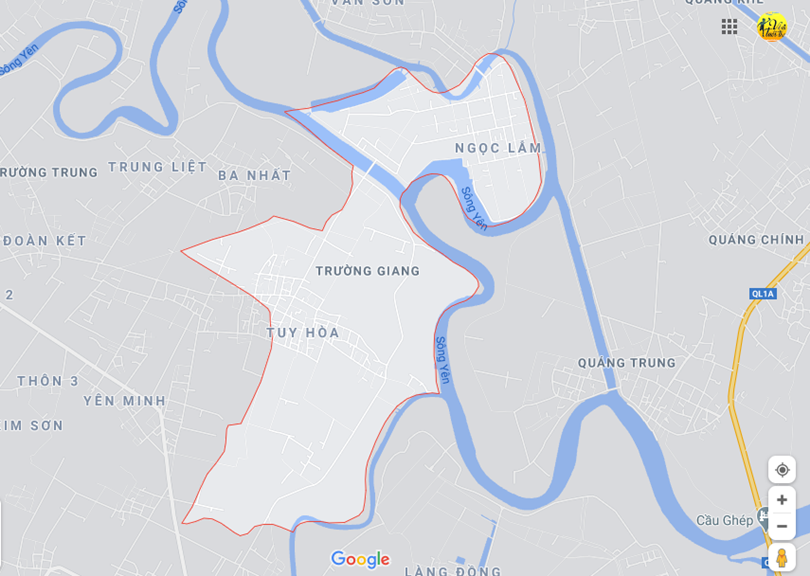  Vị trí địa lý tại Trường giang, Nông cống, Thanh hóa