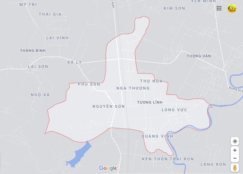  Vị trí địa lý tại Tượng lĩnh, Nông cống, Thanh hóa