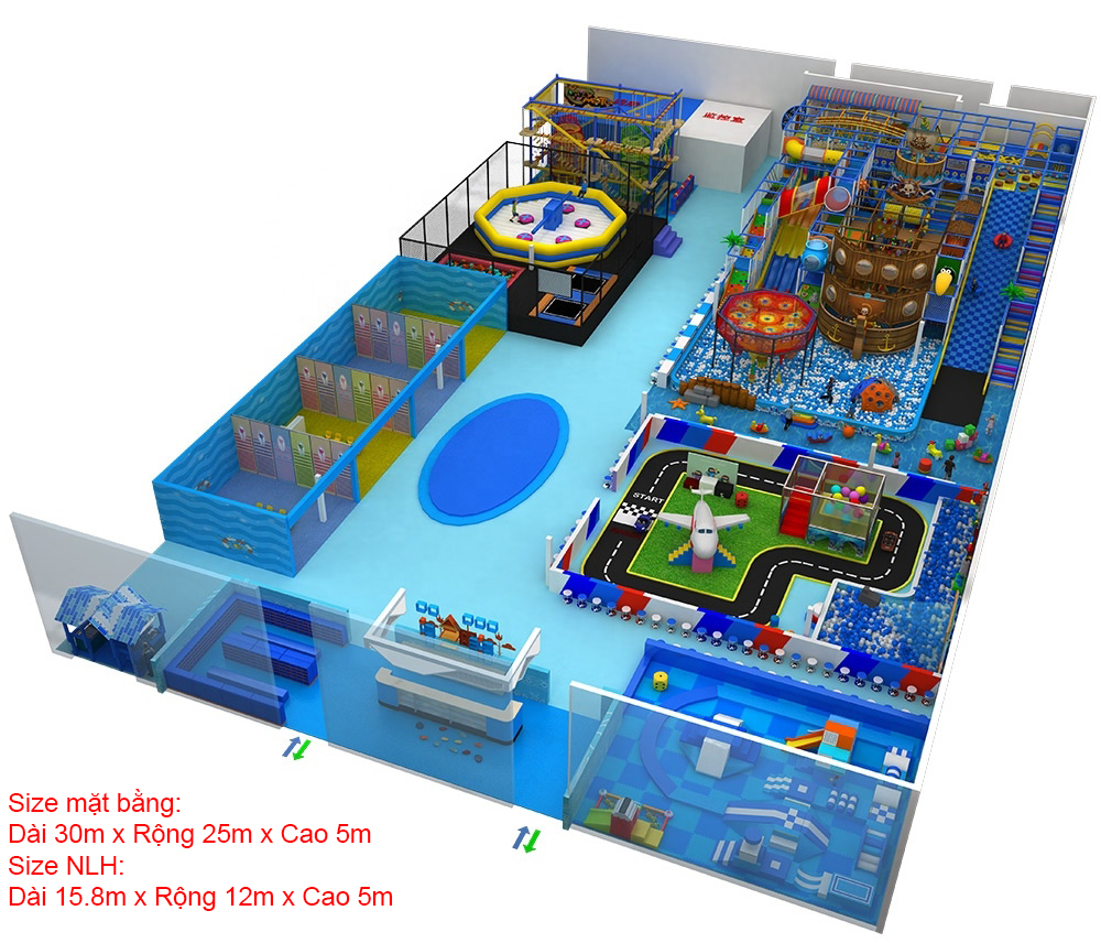 Thiết kế khu vui chơi theo chủ đề