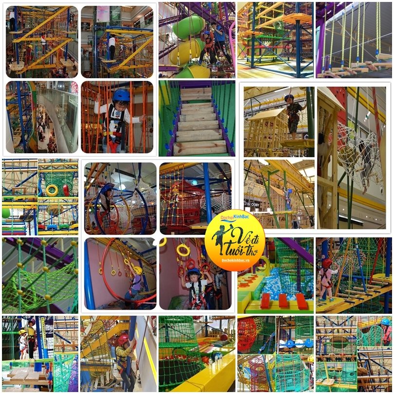 Thiết kế khu vui chơi mang đậm yếu tố phiêu lưu, mạo hiểm