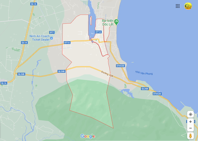  Vị trí địa lý tại Ninh diêm, Ninh hòa, Khánh hòa