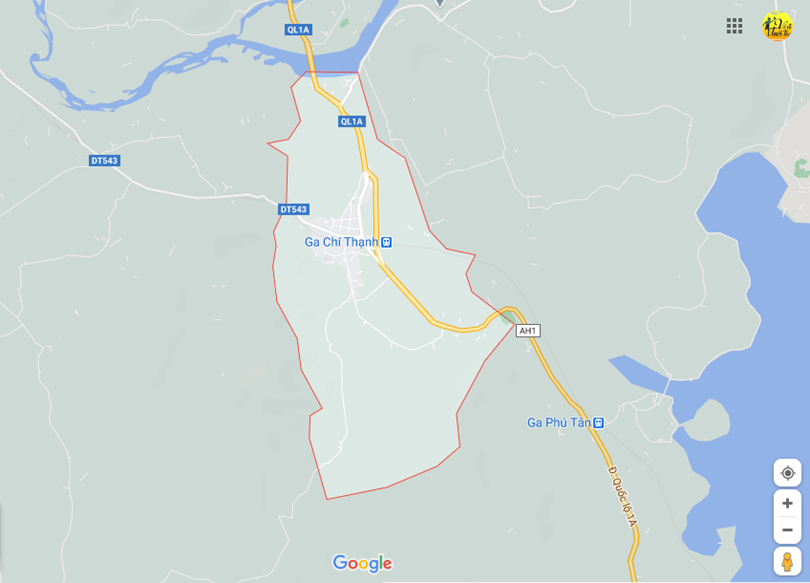 Hình ảnh vị trí địa lý tại Chí thạnh, Tuy an, Phú yên