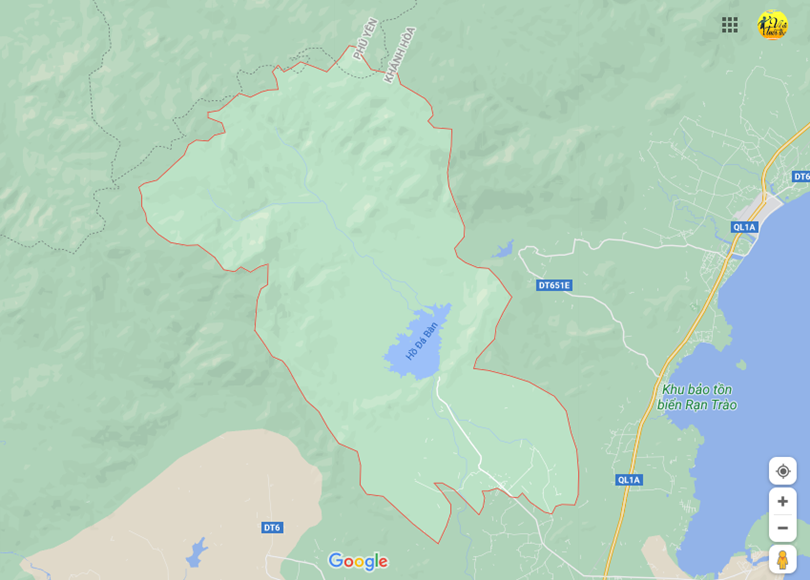 Vị trí địa lý tại Ninh sơn, Ninh hòa, Khánh hòa