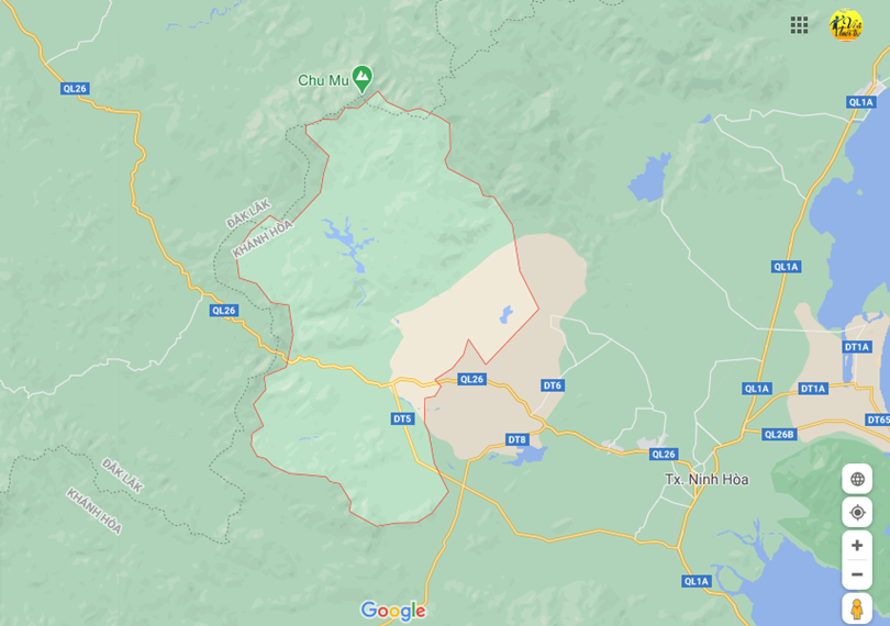  Vị trí địa lý tại Ninh tây, Ninh hòa, Khánh hòa