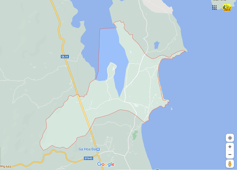 Hình ảnh vị trí địa lý tại An hòa, Tuy an, Phú yên