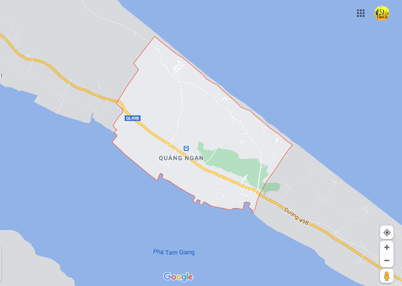 Hình ảnh vị trí địa lý tại Quảng ngạn, Quảng điền Thừa thiên huế