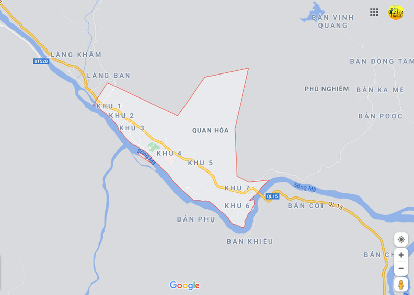 Hình ảnh vị trí địa lý tại Quan hóa, Quan hóa, Thanh hóa