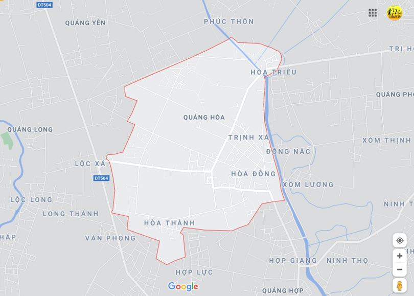  Vị trí địa lý tại Quảng hòa, Quảng xương, Thanh hóa