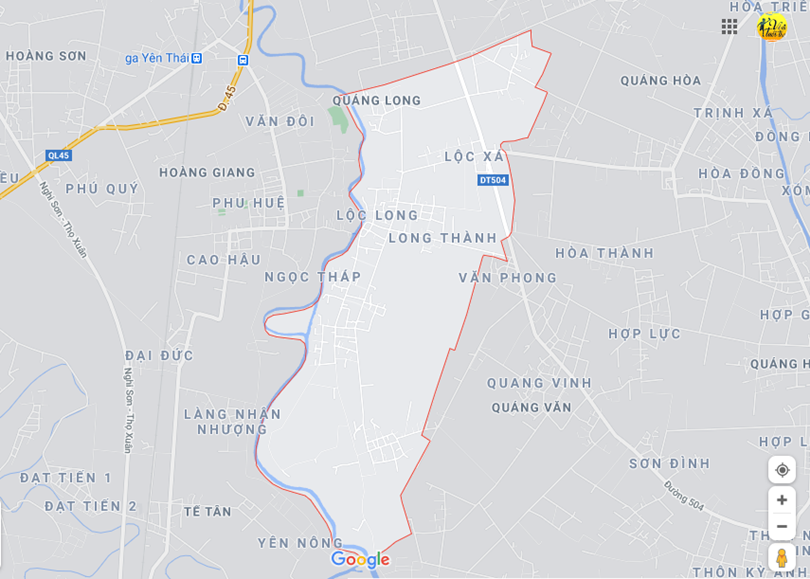  Vị trí địa lý tại Quảng long, Quảng xương, Thanh hóa