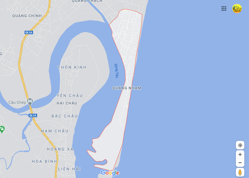  Vị trí địa lý tại Quảng nham, Quảng xương, Thanh hóa