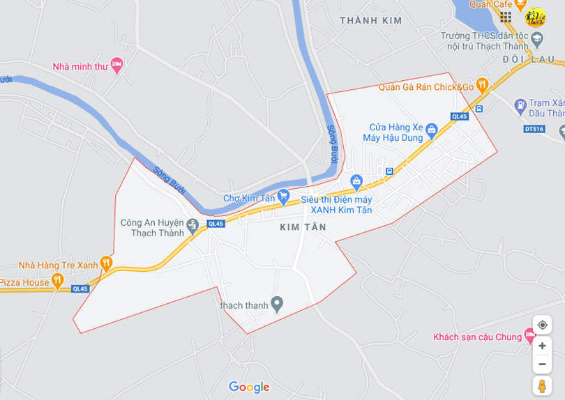 Hình ảnh vị trí địa lý tại Kim tân, Thạch thành, Thanh hóa